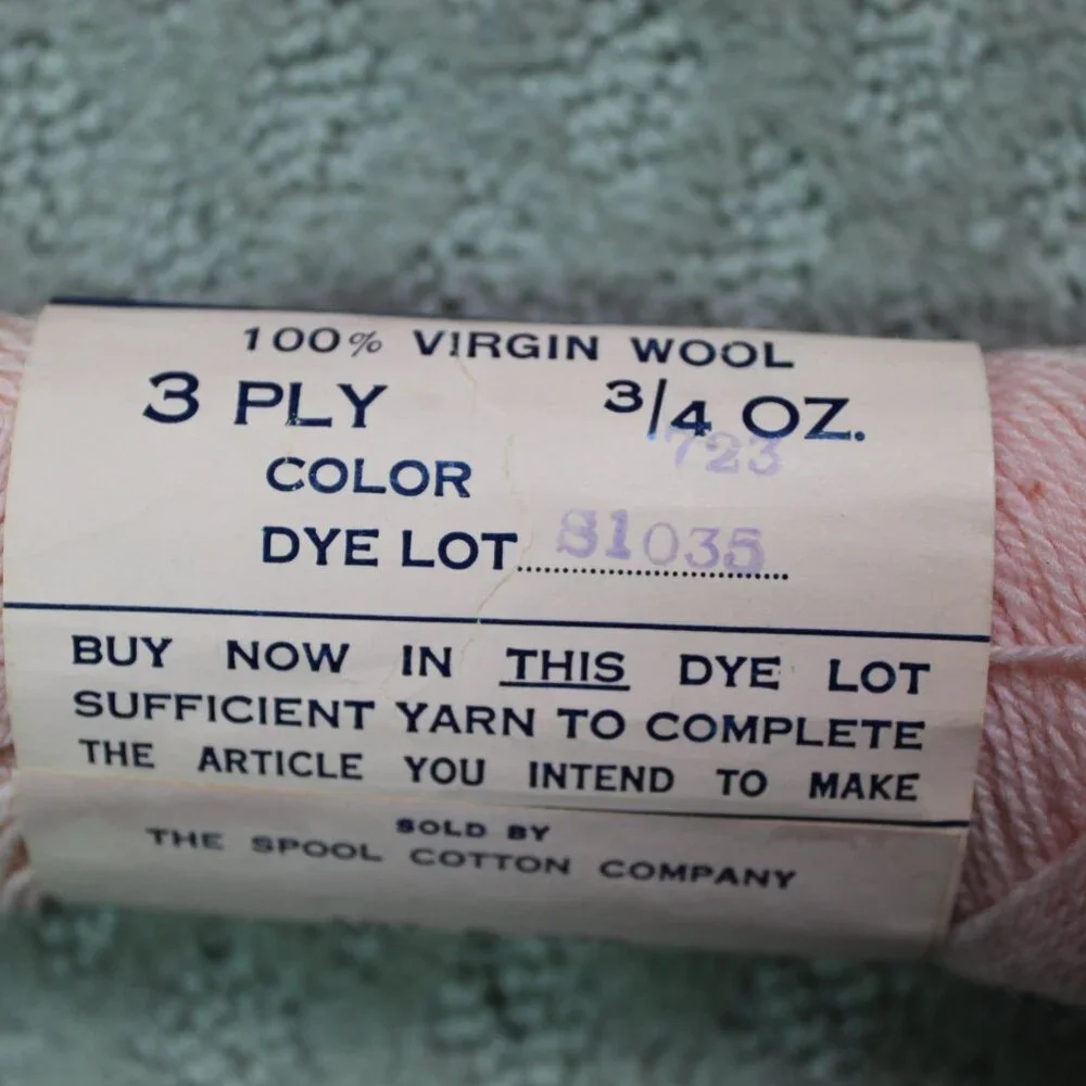 Vtg 5 Skeins Yarn 4 Chadwick's Red Heart Baby Wool & 1 Zephyr 100% Virgin Wool
